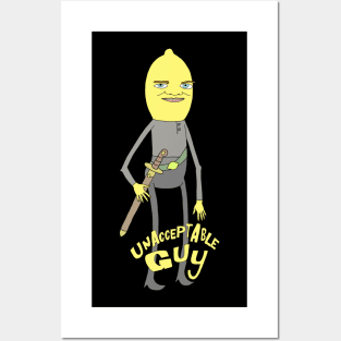 Unacceptable Guy Posters and Art